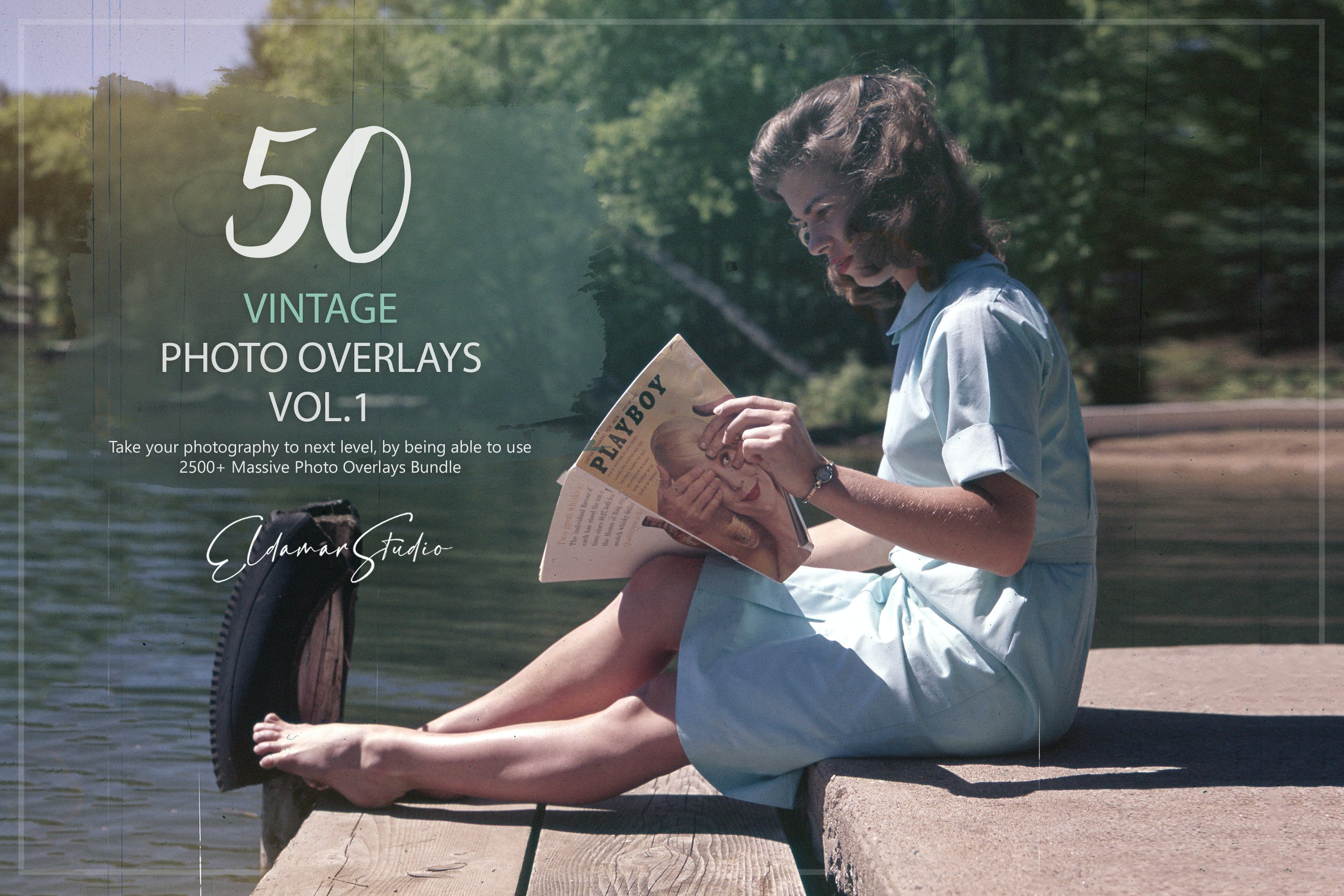 50个复古照片叠层背景素材v1 50 Vintage Photo Overlays – Vol. 1 图片素材 sucaiwan.com