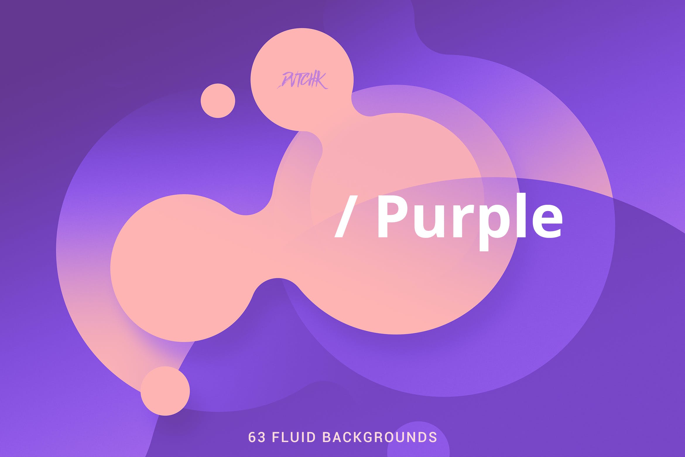 抽象紫色柔和流体圆圈背景 Purple | Soft Fluid Backgrounds 图片素材 sucaiwan.com