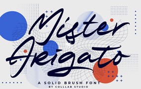 Mister Arigato手写英文字体