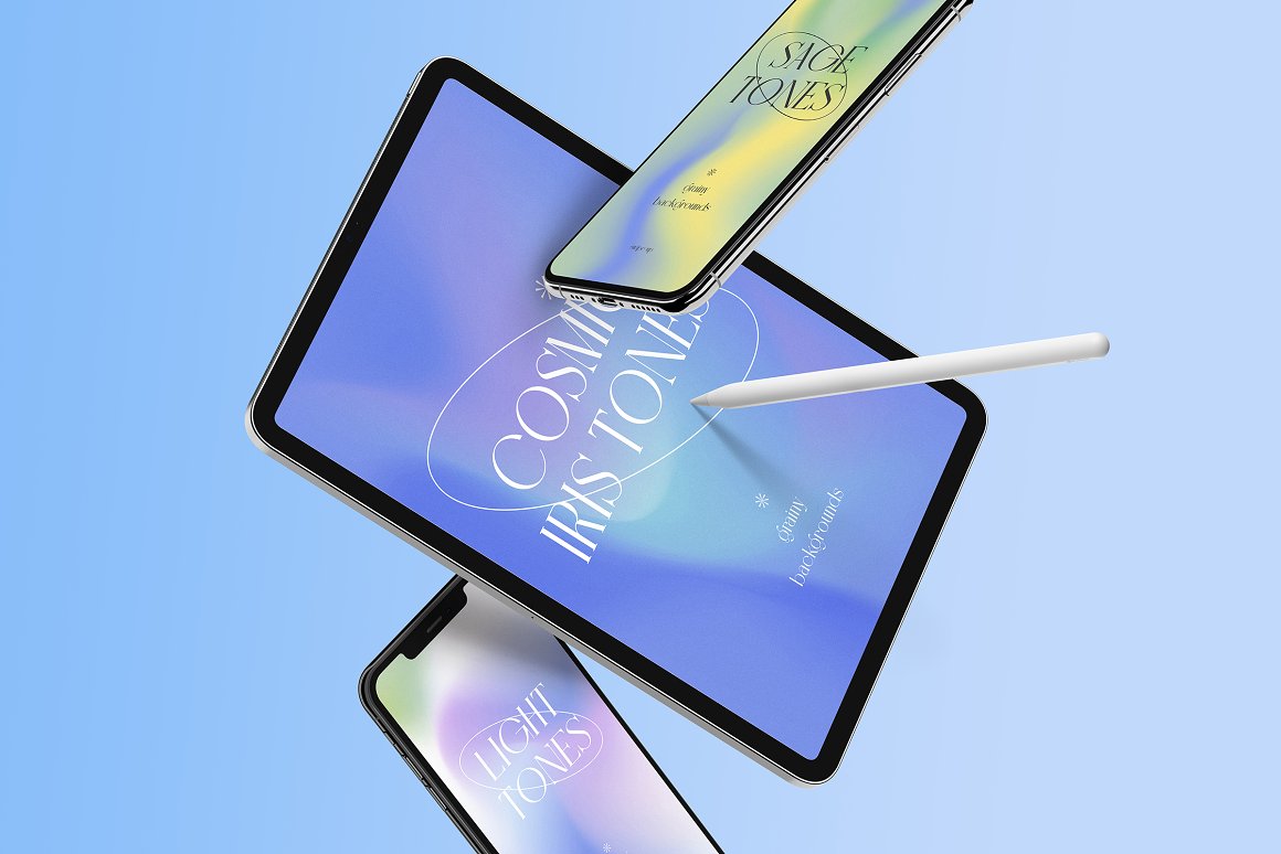 75个高分辨率渐变颗粒纹理海报包装背景合集 Gradient Background Collection 图片素材 sucaiwan.com