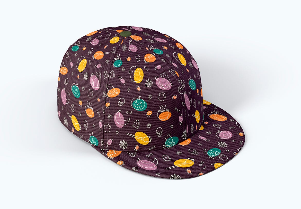 万圣节元素无缝图案背景 Halloween Seamless Pattern 图片素材 sucaiwan.com