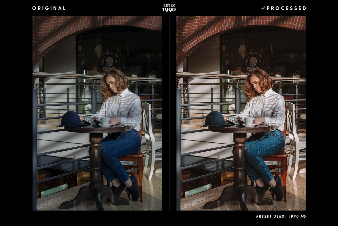 复古1990年代色调PS动作&LR预设 1990 Retro – Actions & Presets 插件预设 sucaiwan.com