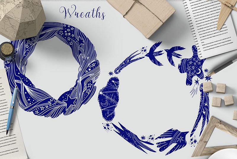 173个北欧ins风矢量无缝图案素材AI PNG格式 图片素材 sucaiwan.com