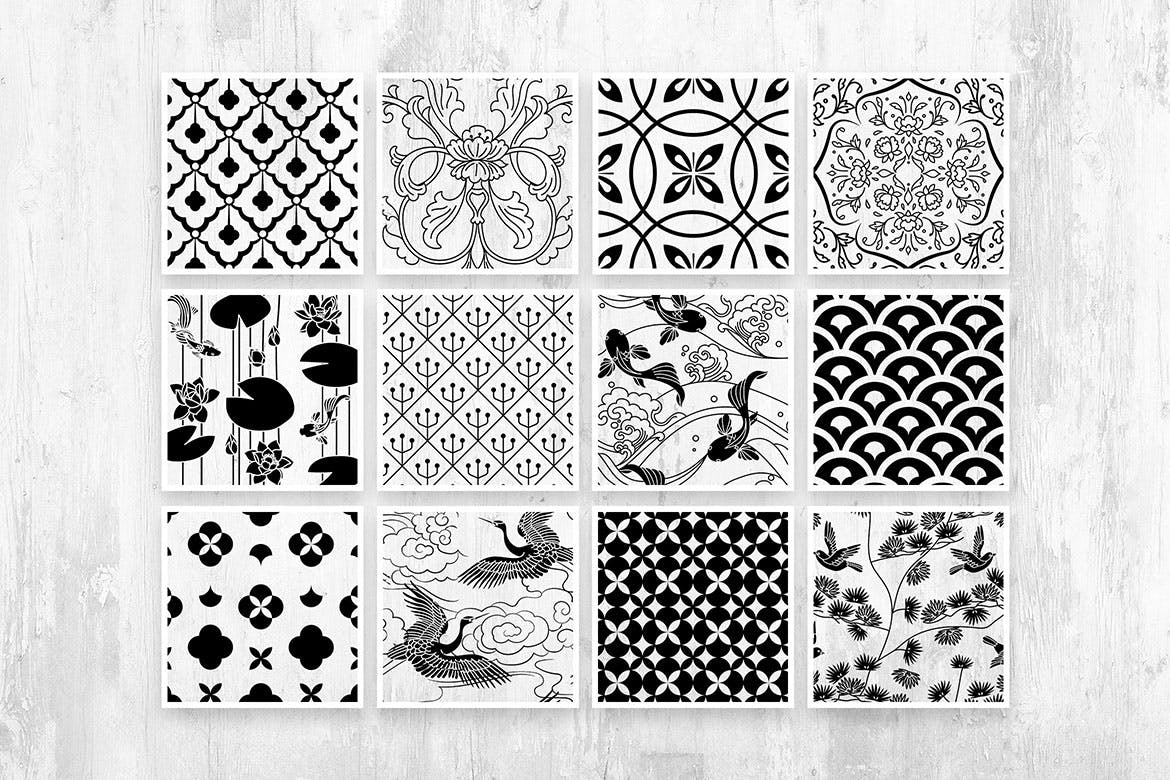 国风陶瓷图案收藏集 Chinese Ceramic Patterns Collection 图片素材 sucaiwan.com