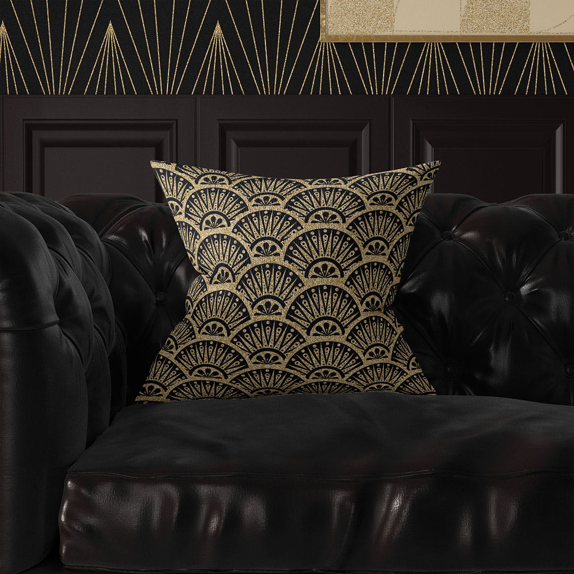 亚洲装饰：无缝装饰艺术图案系列 Asian Deco: Seamless Art Deco Patterns Collection 图片素材 sucaiwan.com