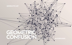 几何多线性网格背景壁纸合集 Geometric Confusion Backgrounds