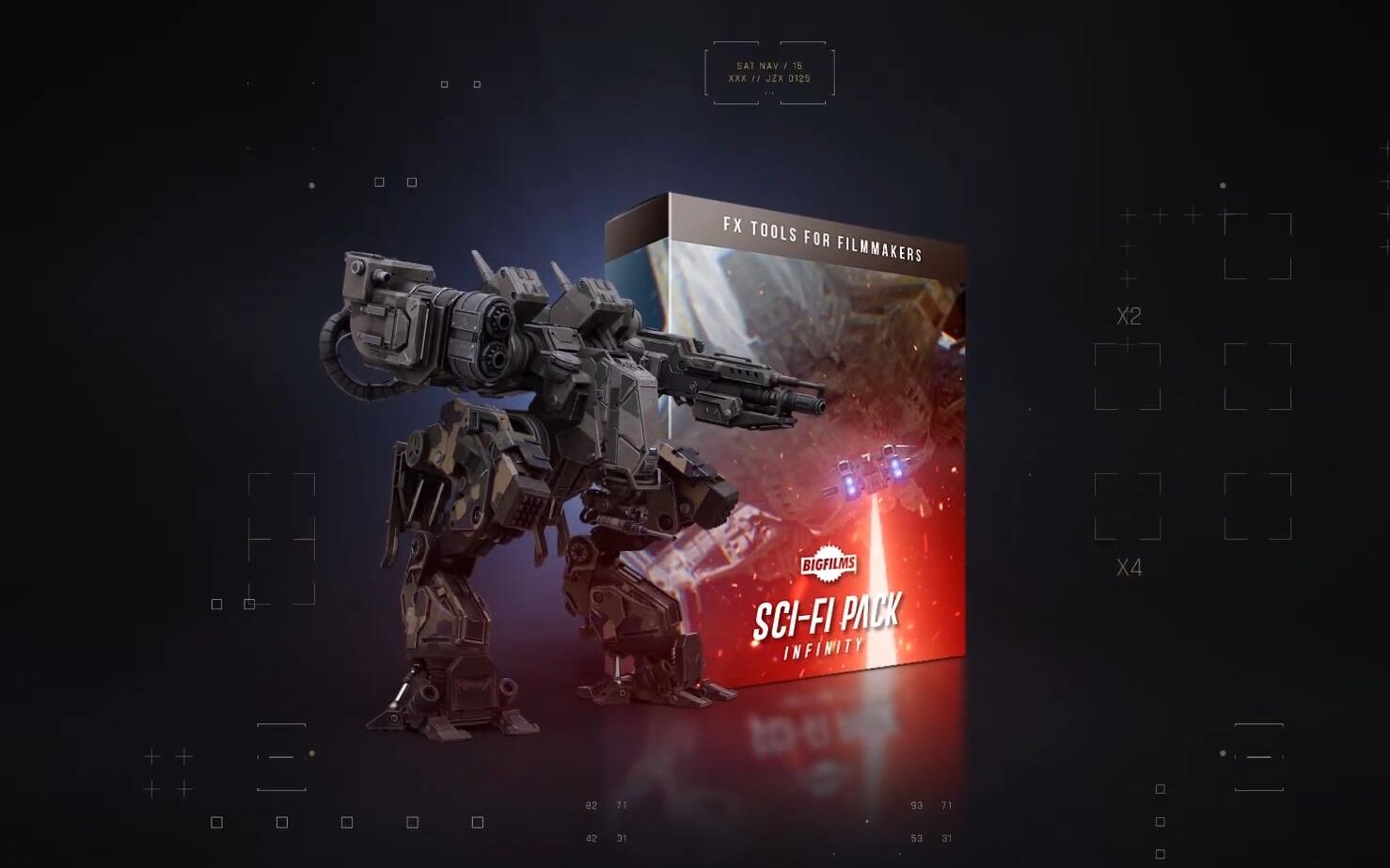 Bigfilms 600多个科幻电影太空战斗机机甲飞船无人机HUD环境视频素材 SCI-FI Infinity Pack 影视音频 第1张-素材湾丨精选海外优质设计素材资源 Bigfilms 600多个科幻电影太空战斗机机甲飞船无人机HUD环境视频素材 SCI-FI Infinity Pack 影视音频 sucaiwan.com