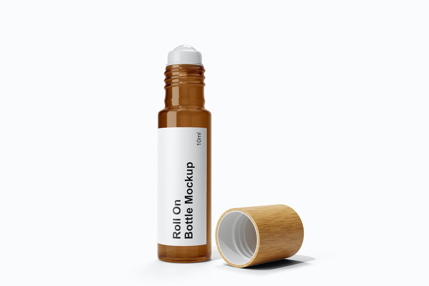 香水滚珠瓶包装设计样机图psd模板 Perfume Roll On Bottle Mockup Vol.1 样机素材 sucaiwan.com