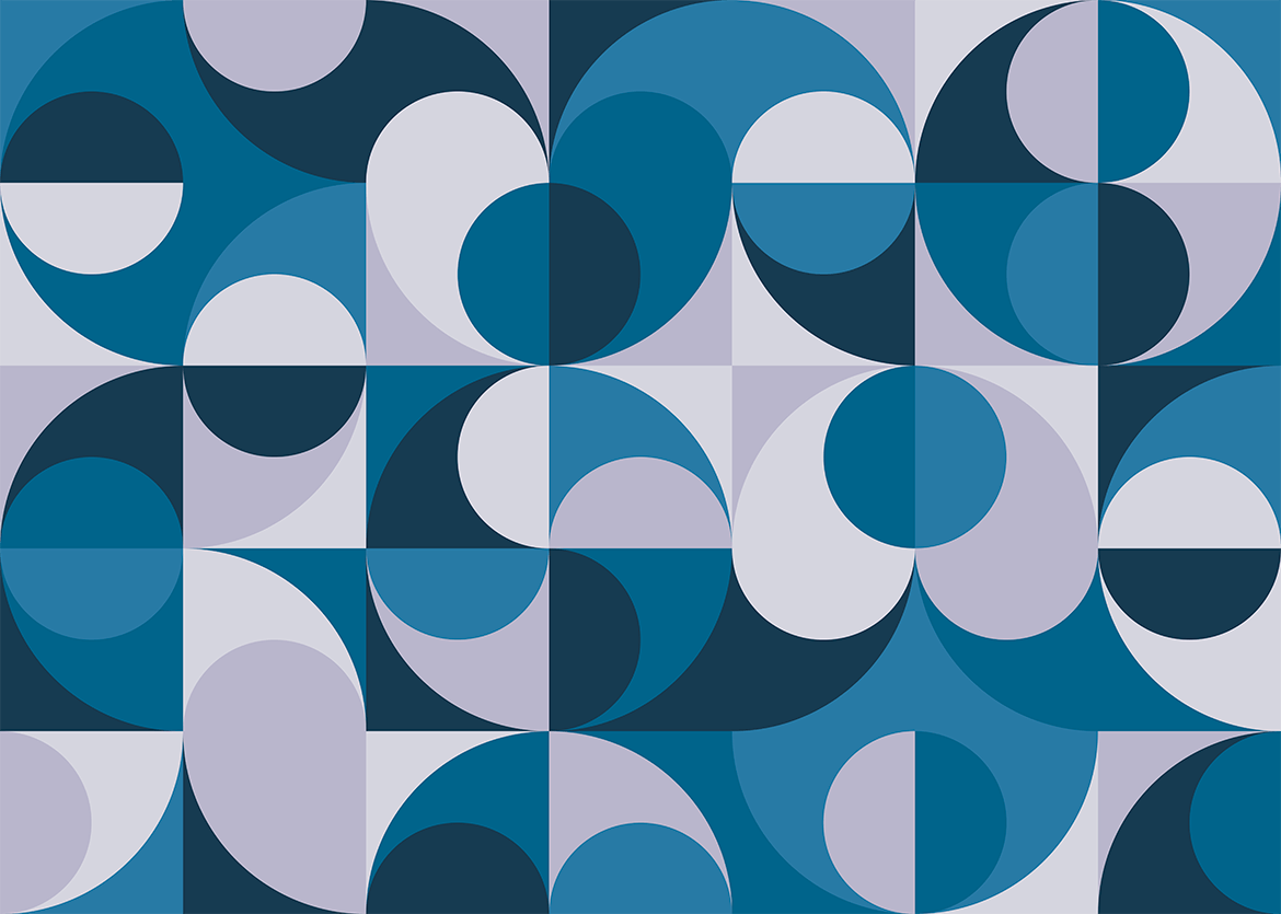 包豪斯风格圆圈背景 Background Circles Bauhaus Style 图片素材 sucaiwan.com