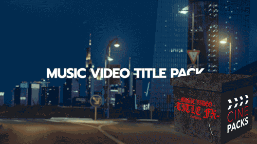 CINEPACKS 复古哥特式风格电影音乐视频标题特效动画包 MUSIC VIDEO TITLE FX 影视音频 sucaiwan.com