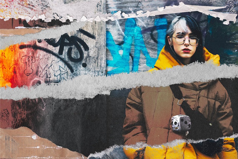 200个做旧破碎褶皱撕裂废弃纸张纸片PNG免抠图PS笔刷设计素材 Torn Paper Edge Textures APP UI sucaiwan.com