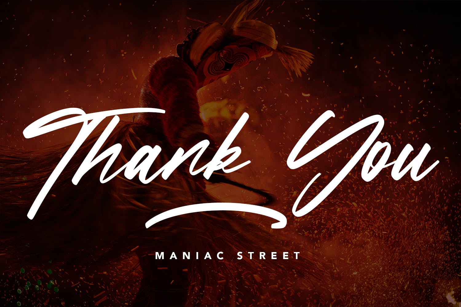 印刷设计适用手写英文脚本字体 ManiacStreet – Handwritten Script Font 设计素材 sucaiwan.com