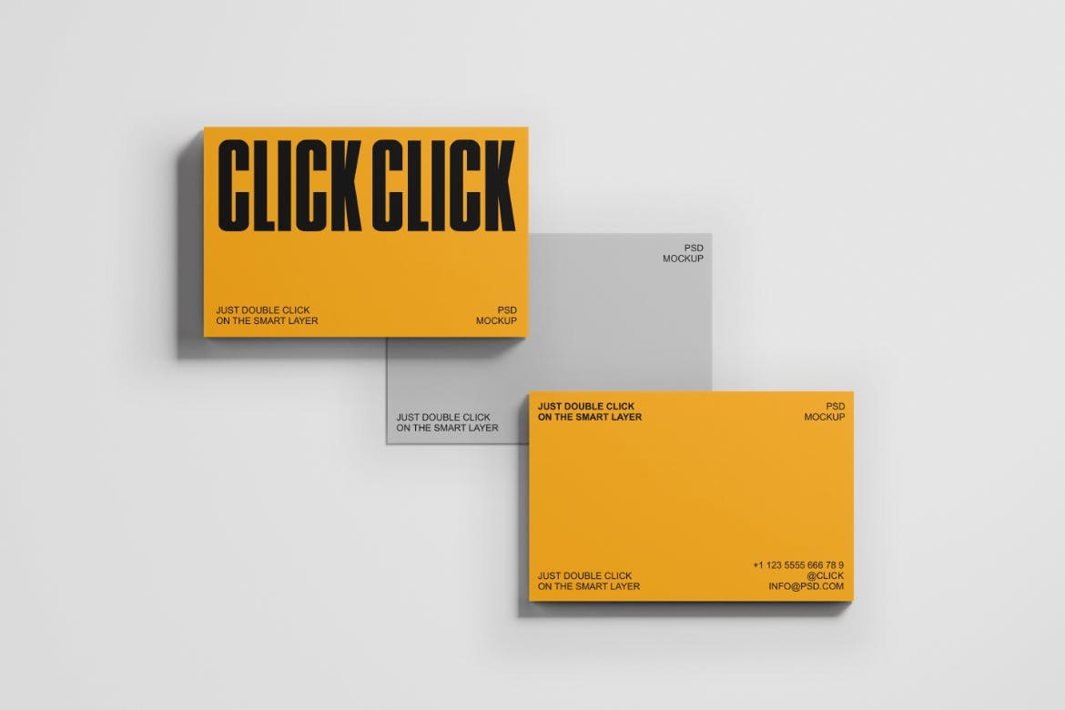 专业名片样机模板展示 Business Card Mockup 样机素材 sucaiwan.com