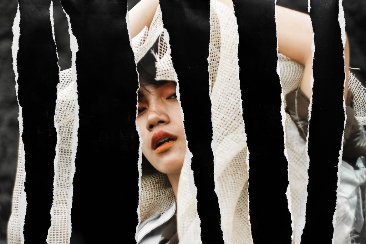 20张撕碎黑纸元素照片叠层素材 20 Ripped Paper Elements 图片素材 sucaiwan.com