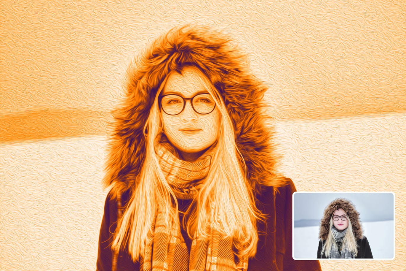 抽象纹理渐变贴图照片效果PS动作 Abstract Texture Gradient Map Photoshop Action 插件预设 sucaiwan.com