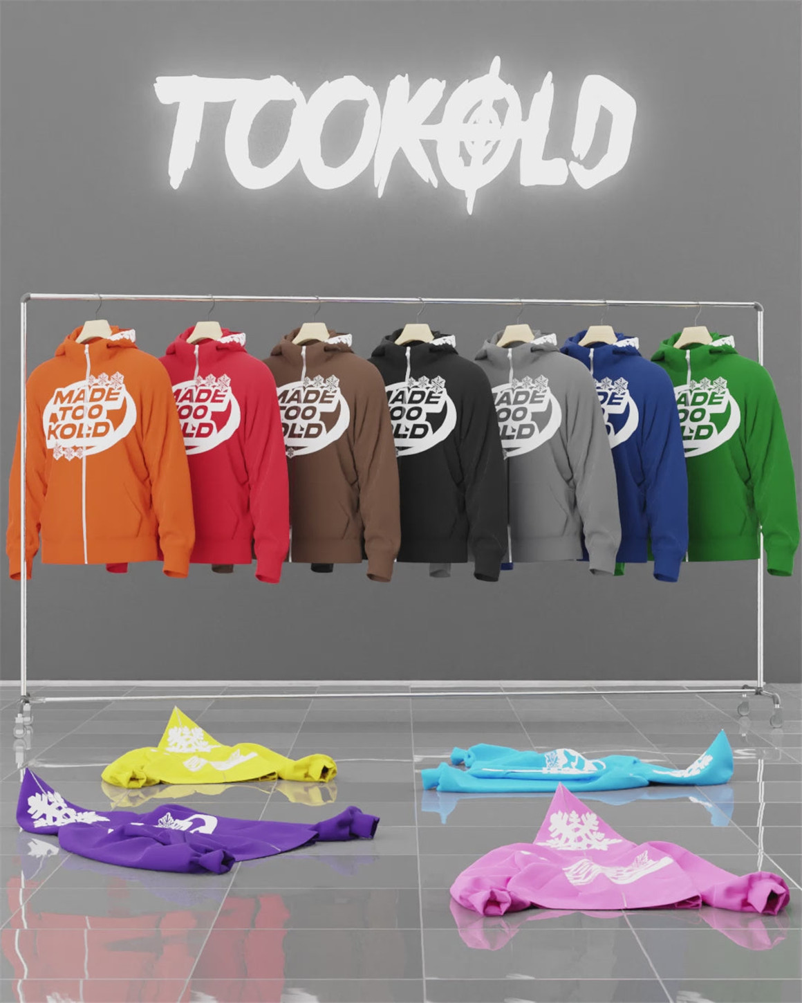 CROMEYARD 逼真高级服饰3D服装展示衣架模型 3D CLOTHING RACK LAYOUT V1 样机素材 第3张-素材湾丨精选海外优质设计素材资源 CROMEYARD 逼真高级服饰3D服装展示衣架模型 3D CLOTHING RACK LAYOUT V1 样机素材 sucaiwan.com