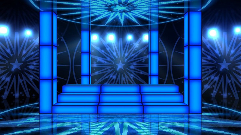 蓝色派对舞台背景 Party Stage Backgrounds 图片素材 sucaiwan.com