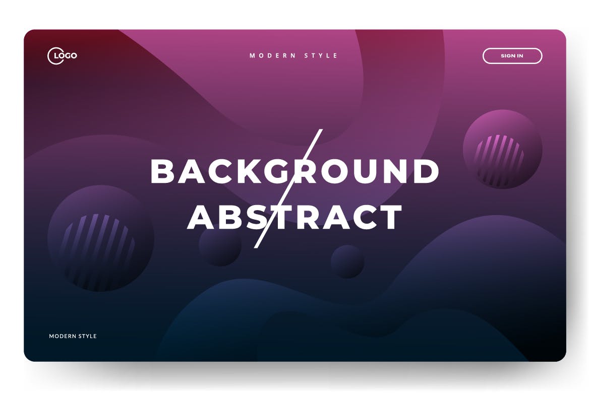 抽象渐变流体着陆页深色背景 Abstract background Liquid dark color minimal desi 图片素材 sucaiwan.com