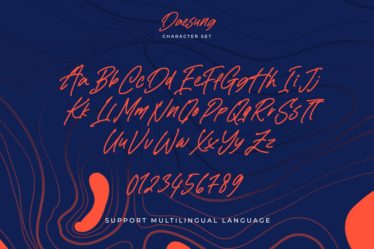 优雅现代风格英文签名字体合集 Daesung – The Handwriting Signature 设计素材 sucaiwan.com