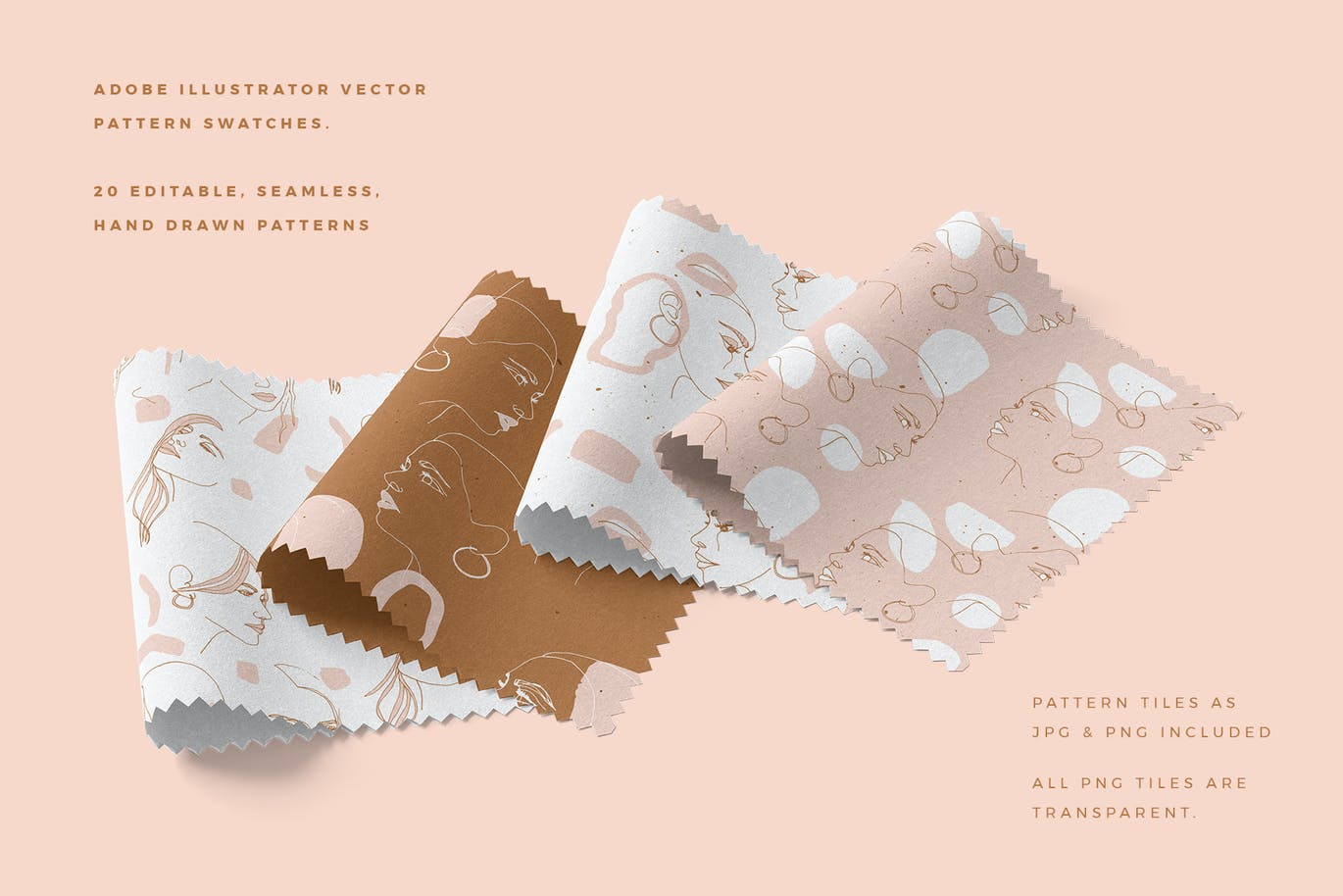 女性主题图案和插画集合 Women Patterns & Illustration Prints 图片素材 sucaiwan.com