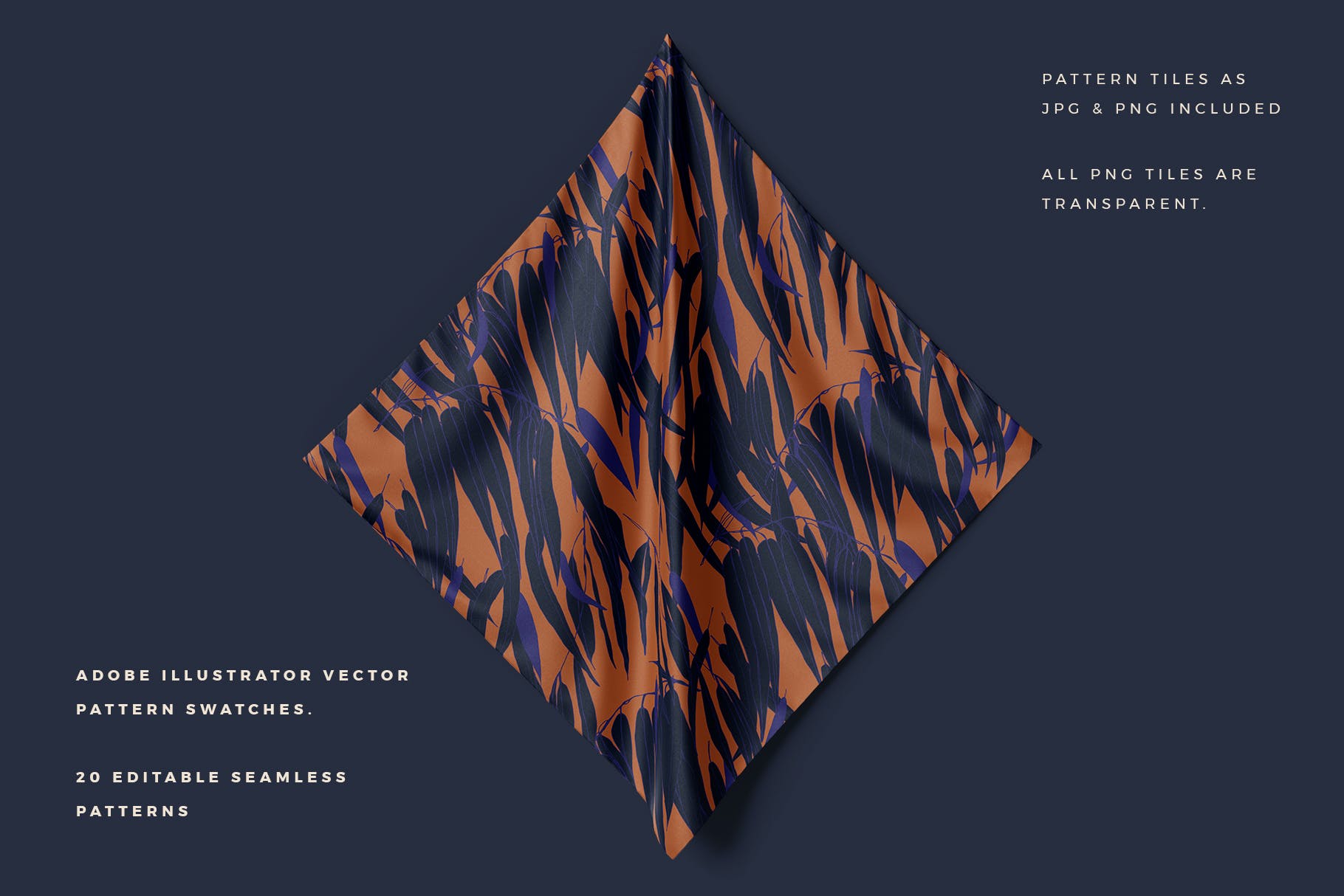 黑暗花园花卉手绘图案素材 Dark Garden Floral Patterns 图片素材 sucaiwan.com