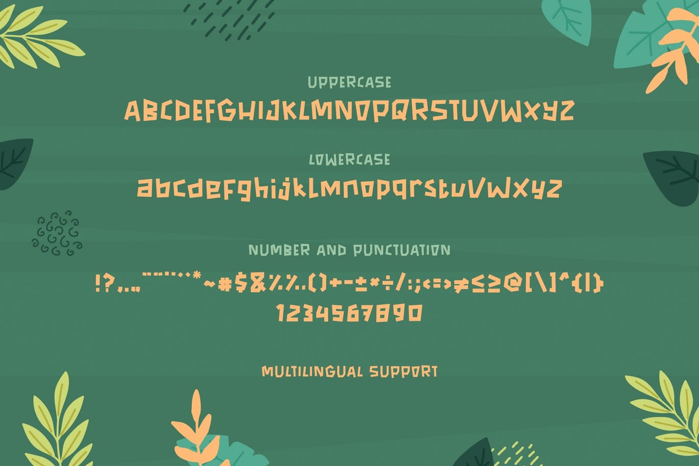 夏季热带彩色无衬线字体 Summer Tropica – Playful Font 设计素材 sucaiwan.com