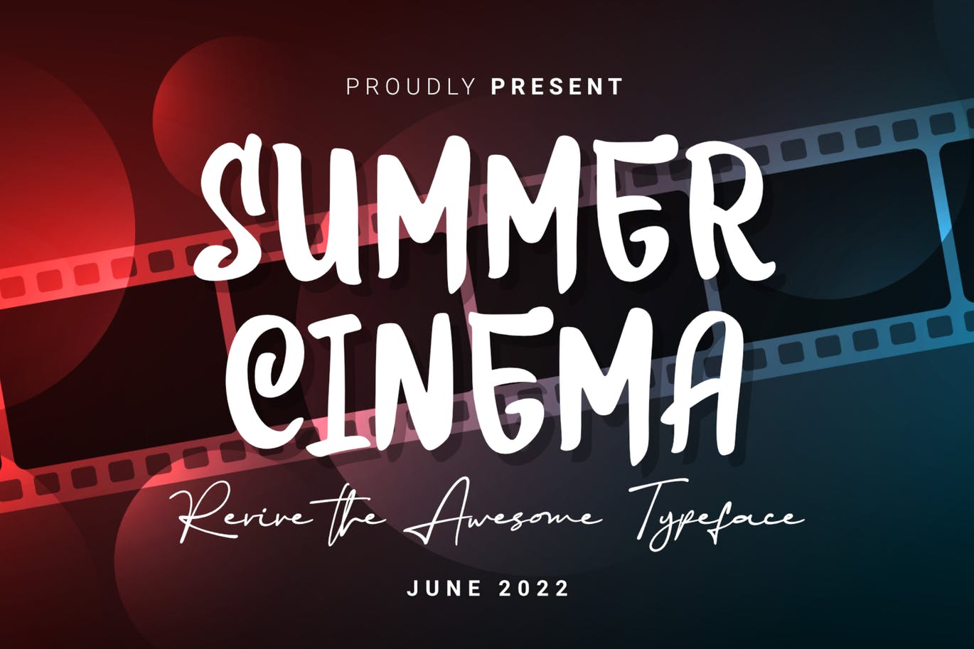 夏季影院展示字体 DS Summer Cinema – Display 设计素材 sucaiwan.com