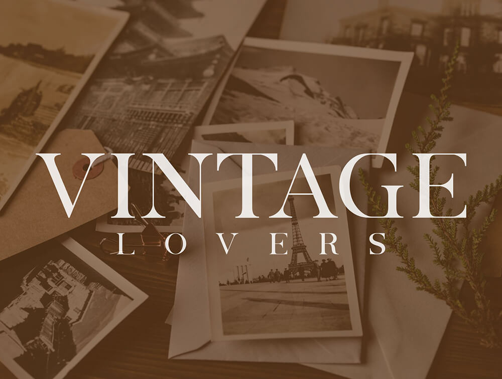 抽象复古豪华显示大写字体 设计素材 sucaiwan.com