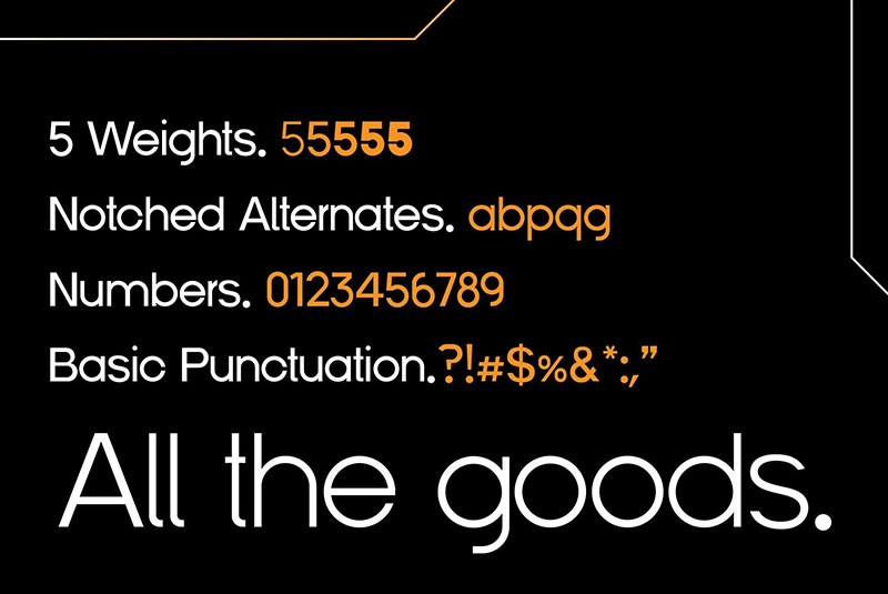 Pipe几何无衬线英文字体 设计素材 sucaiwan.com