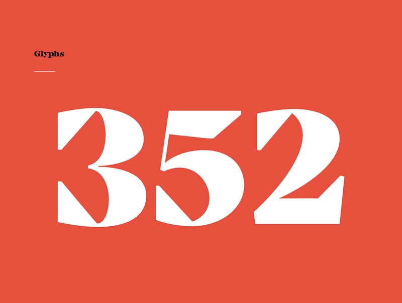 Camijo现代显示衬线字体 设计素材 sucaiwan.com