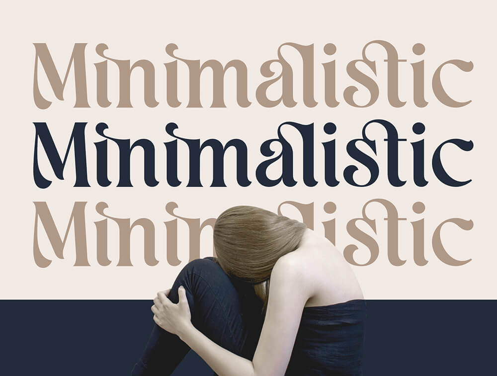 美学显示衬线字体 设计素材 sucaiwan.com