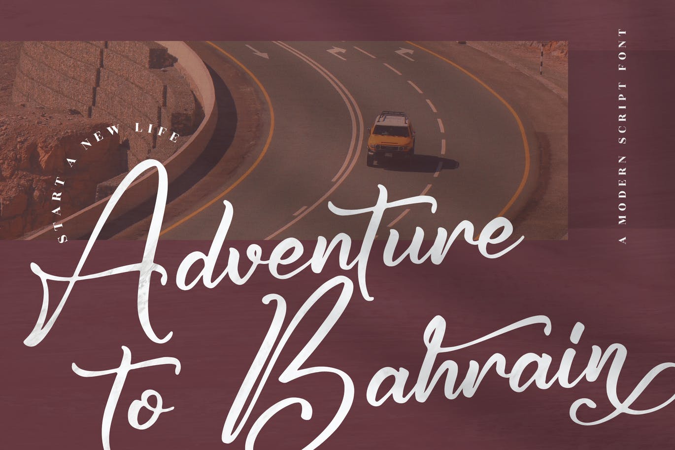 品牌推广手写脚本字体 Jhoey Washington Script Font 设计素材 sucaiwan.com