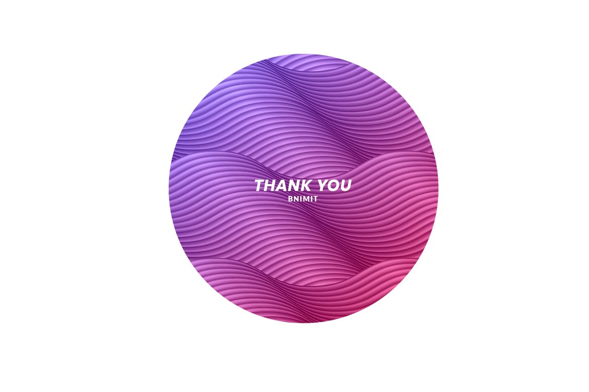 未来派3D渐变波浪图案背景 Futureristic 3D Wave Pattern 图片素材 sucaiwan.com