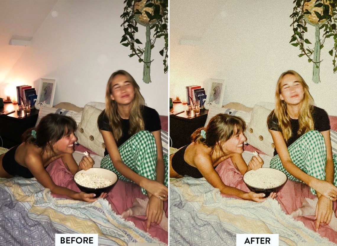 复古宝丽来胶片黄调怀旧电影感LR预设 Film Vintage Moody Aesthetic Polaroid LOOK . sucaiwan.com