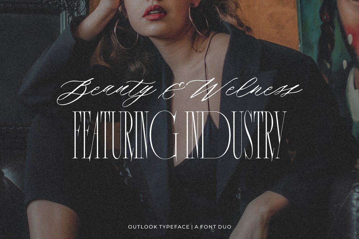 90年代复古优雅女性化纤细杂志海报标题排版设计PSAI英文字体包 Outlook Font Duo 设计素材 第4张-素材湾丨精选海外优质设计素材资源 90年代复古优雅女性化纤细杂志海报标题排版设计PSAI英文字体包 Outlook Font Duo 设计素材 sucaiwan.com