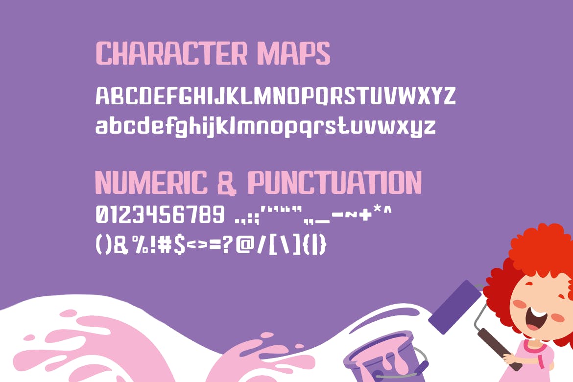 儿童卡通书籍无衬线字体素材 Toon City – Kids Font 设计素材 sucaiwan.com