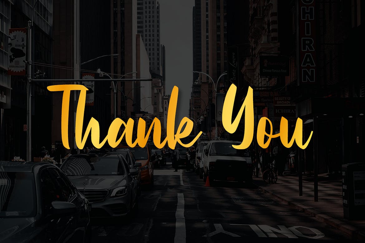 奢华潮流粗体连笔手写字体 Script Font 设计素材 sucaiwan.com