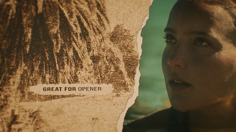 PR模板：复古风格撕纸效果宣传简介开场预告片 插件预设 sucaiwan.com