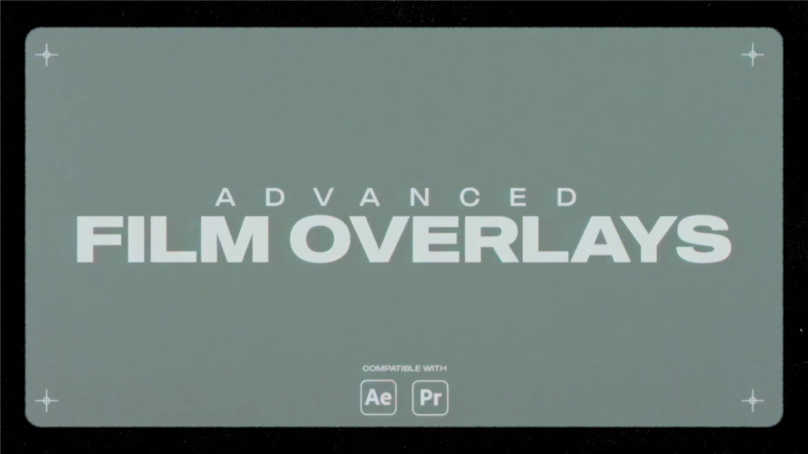 AE+PR预设：复古柯达胶片电影帧4K叠加边框遮罩预设 Advanced Film Overlays | 4K + 1080P 插件预设 sucaiwan.com
