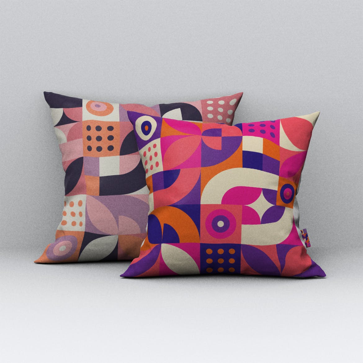 抽象几何包豪斯图案背景 Abstract Geometric Background 图片素材 sucaiwan.com