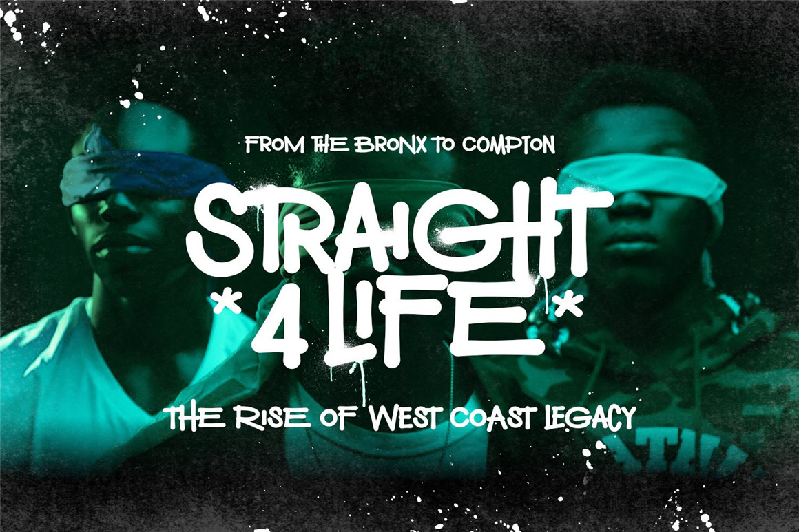 英文字体:90年代街头嘻哈运动手绘油漆标志性笔触封面电影标题字体 设计素材 第6张-素材湾丨精选海外优质设计素材资源 英文字体:90年代街头嘻哈运动手绘油漆标志性笔触封面电影标题字体 设计素材 sucaiwan.com