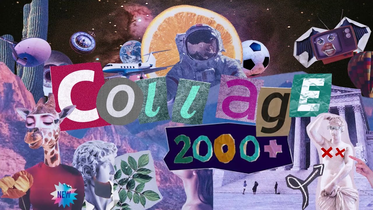 AE脚本:2000个创意拼贴艺术半色调字母五官雕塑杂志手工剪切元素排版折叠定格动画包 Collage Pack . 第1张-素材湾丨精选海外优质设计素材资源 AE脚本:2000个创意拼贴艺术半色调字母五官雕塑杂志手工剪切元素排版折叠定格动画包 Collage Pack . sucaiwan.com