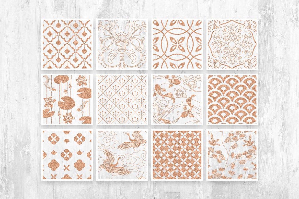 国风陶瓷图案收藏集 Chinese Ceramic Patterns Collection 图片素材 sucaiwan.com