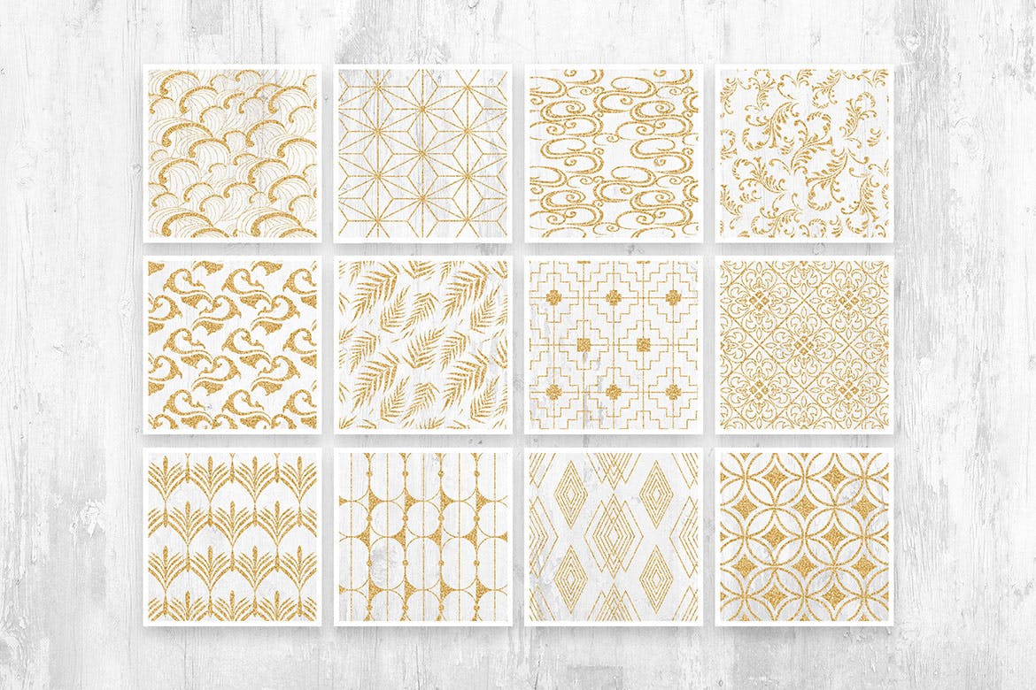 亚洲风格无缝装饰艺术图案v2 Asian Deco Vol.2 : Seamless Art Deco Pattern 图片素材 sucaiwan.com