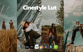 2023全新青橙色调电影感LUT调色预设 支持达芬奇/AE/PR/PS/FCPX等软件!