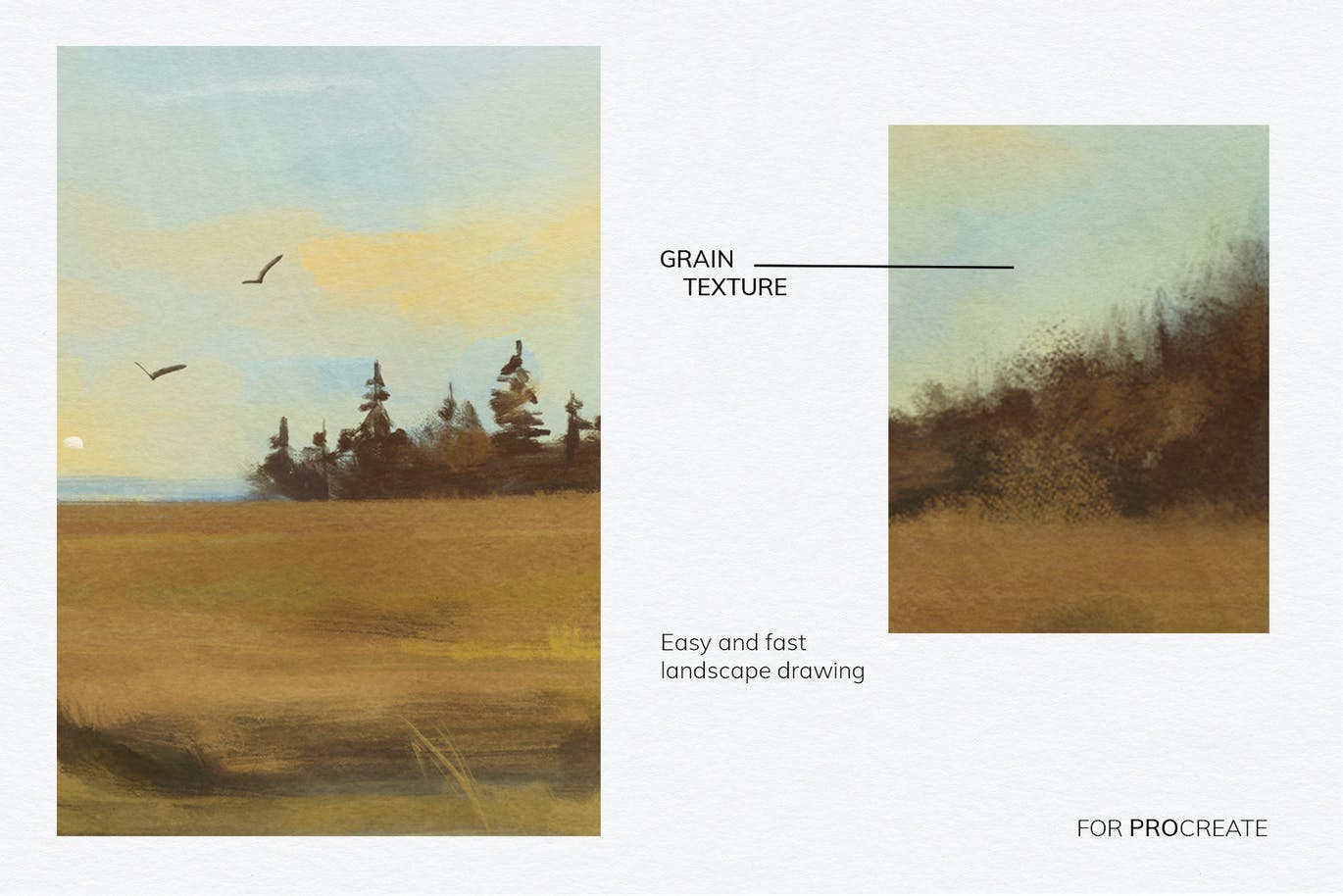 水粉Procreate笔刷素材 Procreate Gouache Brush set 笔刷资源 sucaiwan.com