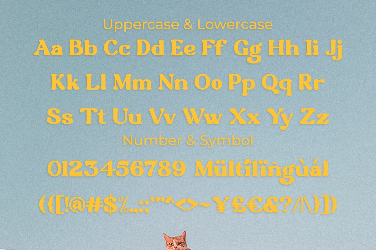 英文字体：复古优雅怀旧氛围衬线海报杂志封面字体 Ripe Mango - Retro Display Typeface 设计素材 sucaiwan.com