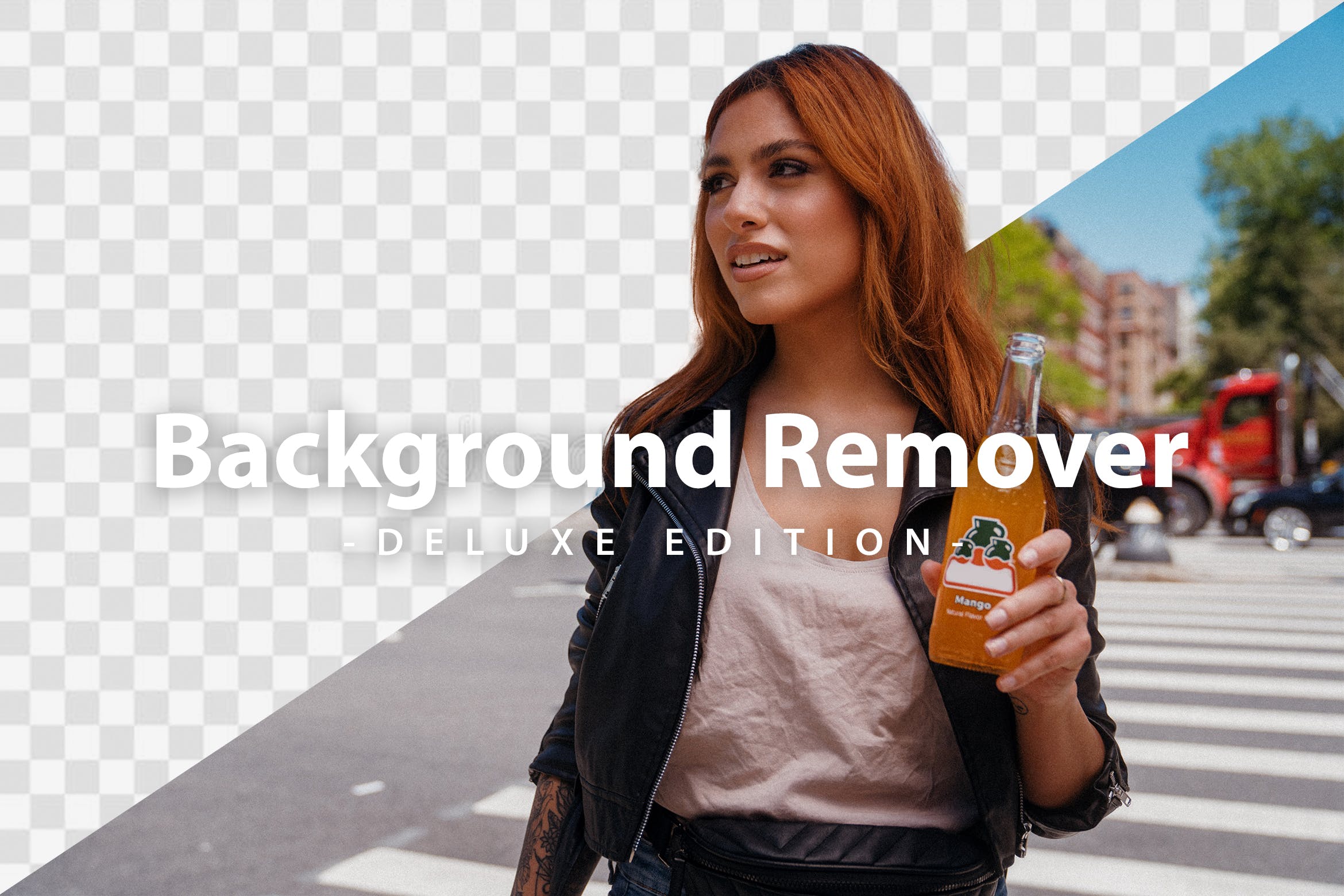 透明背景生成ps特效动作 Background Remover Action | Deluxe Edition 插件预设 sucaiwan.com