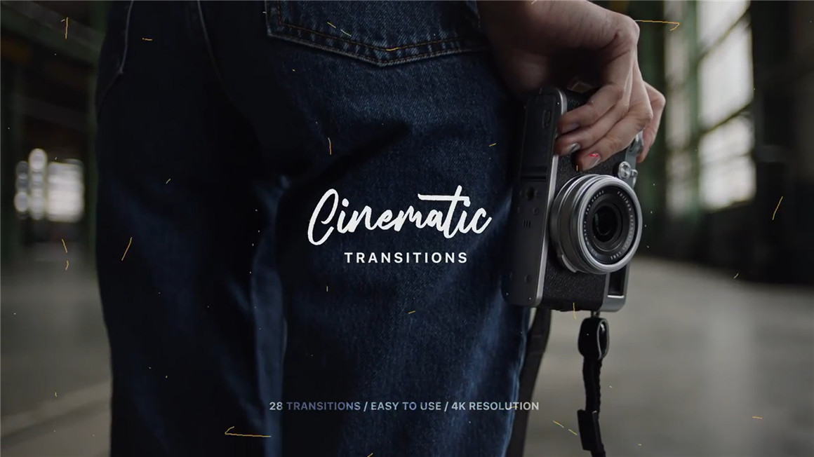 PR预设：28个独特快门淡入淡出电影风格转场过渡包 . sucaiwan.com