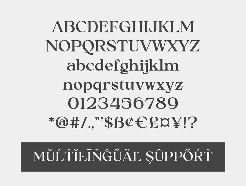 优雅奢华衬线字体素材 设计素材 sucaiwan.com